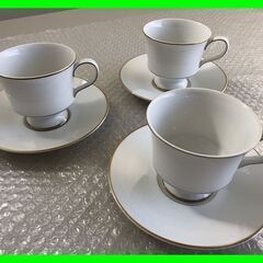 ▼【SANGO　三郷陶器　カップ＆ソーサー　3点　未使用　SAV...