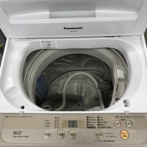 Panasonic 全自動洗濯機 6.0kg 2017年製