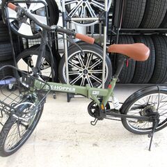 FX-HOPPER 折りたたみ自転車 20インチ 変速あり ワイヤー錠付き