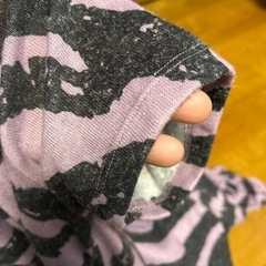 ZARA メンズ シャツ パープル Lサイズの画像