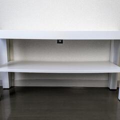 ホワイト　インテリア　棚