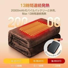 【新品未使用】電気ブランケットの画像