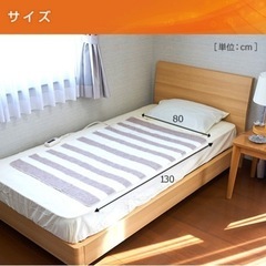 【新品未使用】電気膝掛けの画像