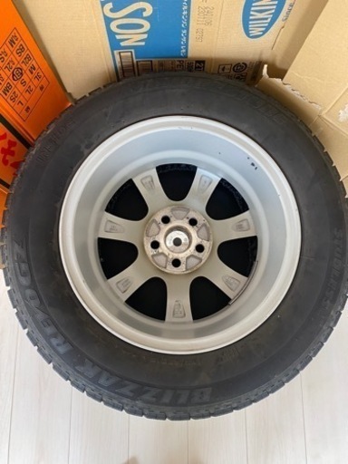 【取引相手決定】195/65/15 PRD アルミホイール 15インチ BLIZZAK REVO GZスタッドレスタイヤ付き４本