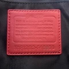 中古【coach】ハンドバックの画像