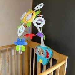 取引中　ミニベビーベッド※難ありの画像