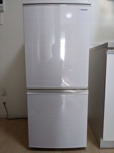 お値下げ品★東広島市八本松駅近く★SHARP冷蔵庫どっちもドア（ SJ-D14F-W 2019年11月発売 ）