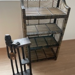 棚ラック　アジアン家具
