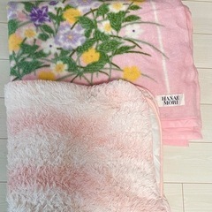 【お渡し決定済み】シングル毛布、冬用ベッドパッド
