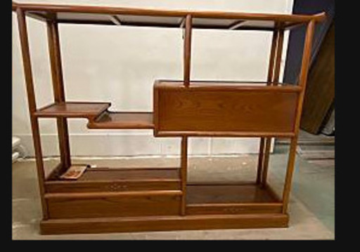 KARIMOKU　カリモク　家具　茶箪笥　箪笥　物置　横112×縦90×奥行き31
