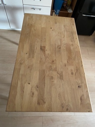 値下げ　ダイニングテーブル 幅120cm、奥行70cm、高さ66cm天然木