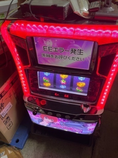 大阪市発引取対応　パチスロ　実機　KPE　スパイガール2P スロット