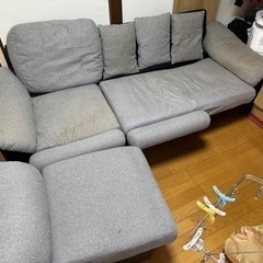 無料でお譲りします!!(ソファベッド)0円の画像