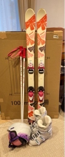 女の子　スキー４点セット