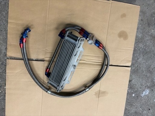 Z400FX アクティブ腹巻きオイルクーラー(サーモ付き)