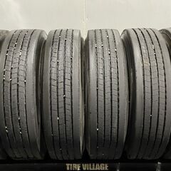 札幌発 引取OK DUNLOP SP122 225/90R17.5 127/125L 17.5インチ トラックタイヤ 夏タイヤ 6本 19年製 バリ溝 4t レンジャー等　(TT048)クレジットカード QRコード決済可能