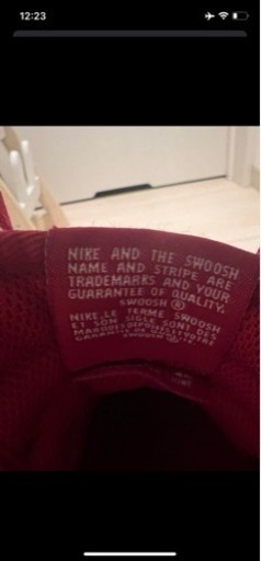 NIKE エアフォース　赤　27.5