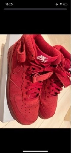 NIKE エアフォース　赤　27.5