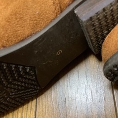 美品　ロングブーツ　S 茶色の画像