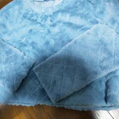 ZARA  くすみブルーショート丈の画像