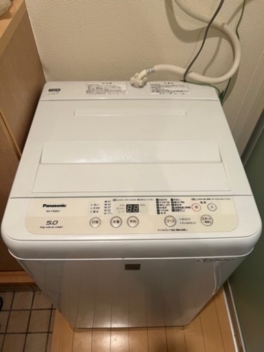 Panasonic NA-F50BE5 2018年式　5Kg洗濯機