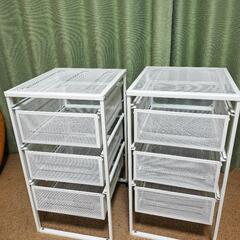 IKEA レッナールト 引き出し ワゴン 2個セット