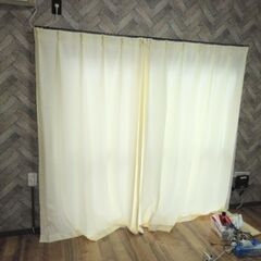 カーテン＆レース　4枚セット 約180cm丈