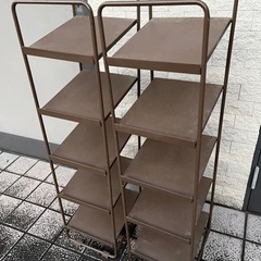 【値下げ】スチール製　靴置き2つの画像