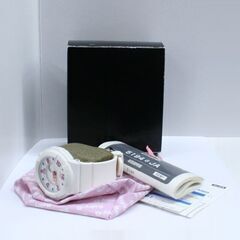 動作品 CASIO Baby-G BGA-133-7B 海外モデル ネオンダイヤル ホワイト×ピンク スカルシルエット アナログデジタル 札幌市 清田区 平岡の画像