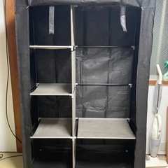 美品　ワードローブ　収納　衣装棚