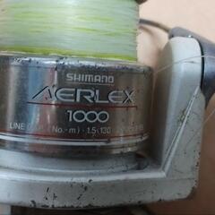 シマノ　AERLEX 1000 スピニングリール(ロッドおまけ)の画像