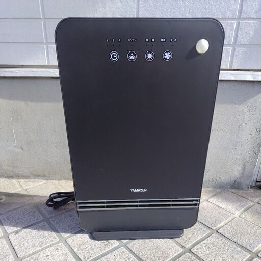YAMAZEN 21年製 セラミックファンヒーター DSF-MN121（B)