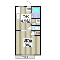 《《１ＤＫ》》🎀伊勢崎市🎀敷金礼金無料🎀フリーレント１ヶ月付き🎀...