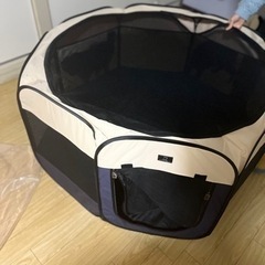 【半額セール】八角形ペット 折りたたみサークル　ペットサークル　Mサイズ【超美品】の画像