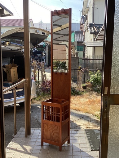 傘立て　ミラー　コート掛け　値引き、常識の範囲で歓迎します。