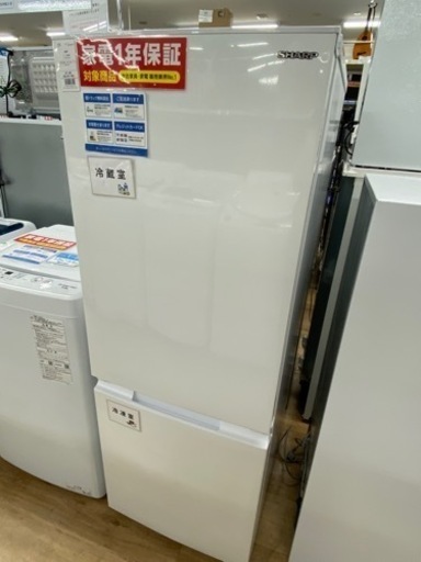 SHARP(シャープ)の2ドア冷蔵庫(SJ-D18JJ-W)
