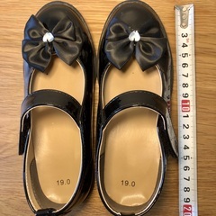 【美品】女の子用　フォーマル靴　19センチの画像