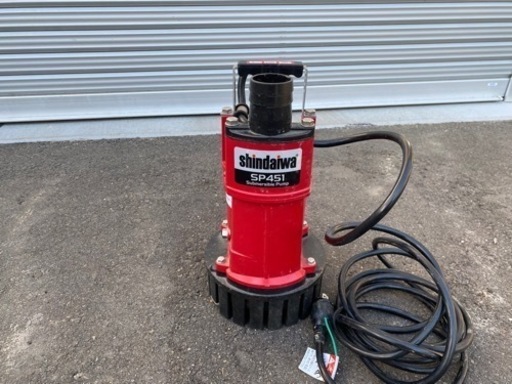 値下げしました。1回使用　水中ポンプ　新ダイワ　SP-451