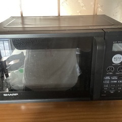 シャープ　RE-M16A -B    黒い電子レンジ