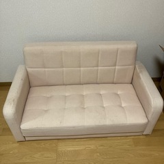 ソファ　2人掛け　ベージュの画像