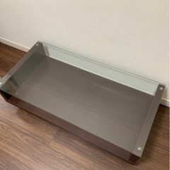 ガラス　ローテーブル　おしゃれの画像