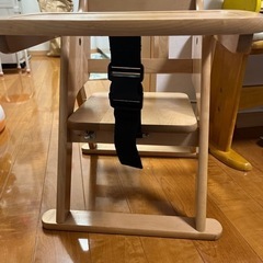 ベビーチェア　木製の画像
