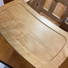 ベビーチェア　木製の画像