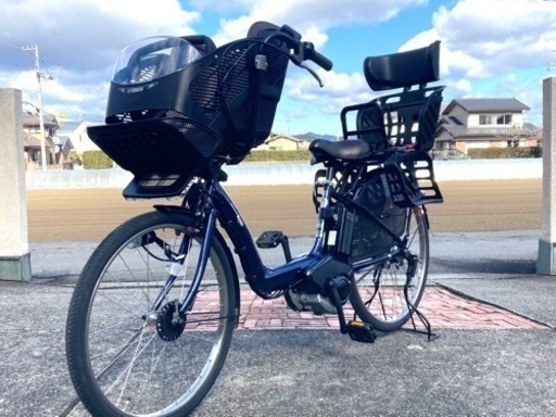 超美品 ヤマハ 子ども乗せ 3人乗り 電動自転車