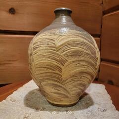 値下げしましたハケメ 土もの花瓶の画像