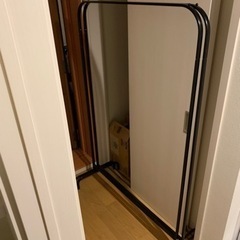 IKEA ハンガーラック　ブラック　×2の画像