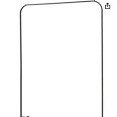 IKEA ハンガーラック　ブラック　×2の画像