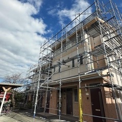 仮設足場工事の画像