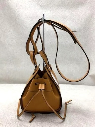 極美品LOEWE ハンモック ミニ オーカー イエロー