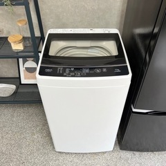 ☑︎ご成約済み🤝 品のあるブラック🎩 一人暮らし家電2点セット✨ 高年式⭕️の画像